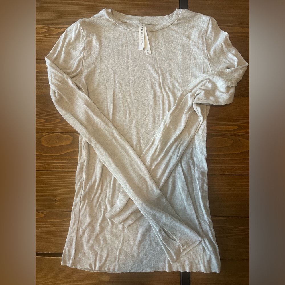 BABATON long sleeve oatmeal color long-sleeve XS